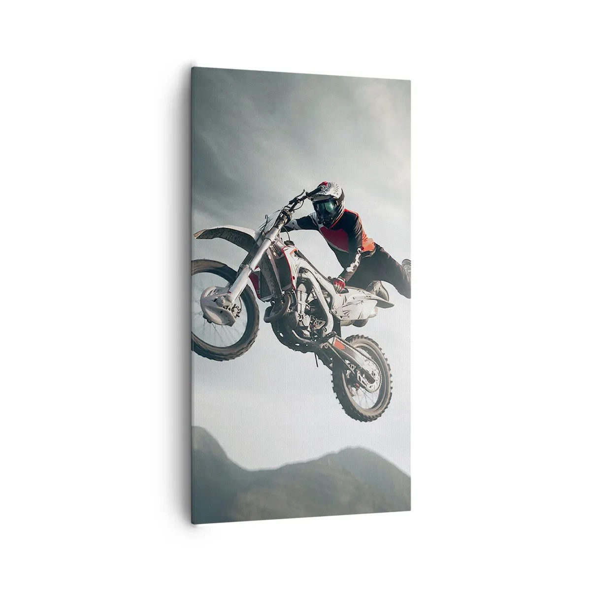 Schilderen op canvas - Er is geen plezier zonder risico - 65x120 cm