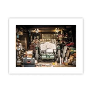 Poster - Terug naar het verleden - 40x30 cm