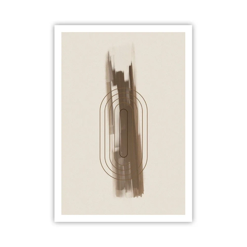 Poster - Een briesje grijs - 70x100 cm
