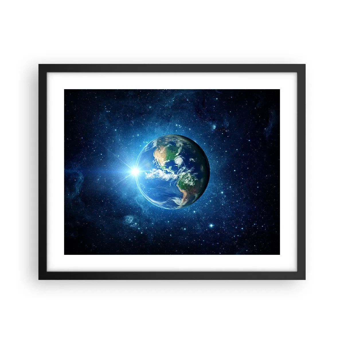 Poster in een zwarte lijst - We zijn in de hemel - 50x40 cm