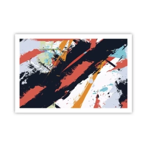 Poster - Dynamische compositie - 91x61 cm