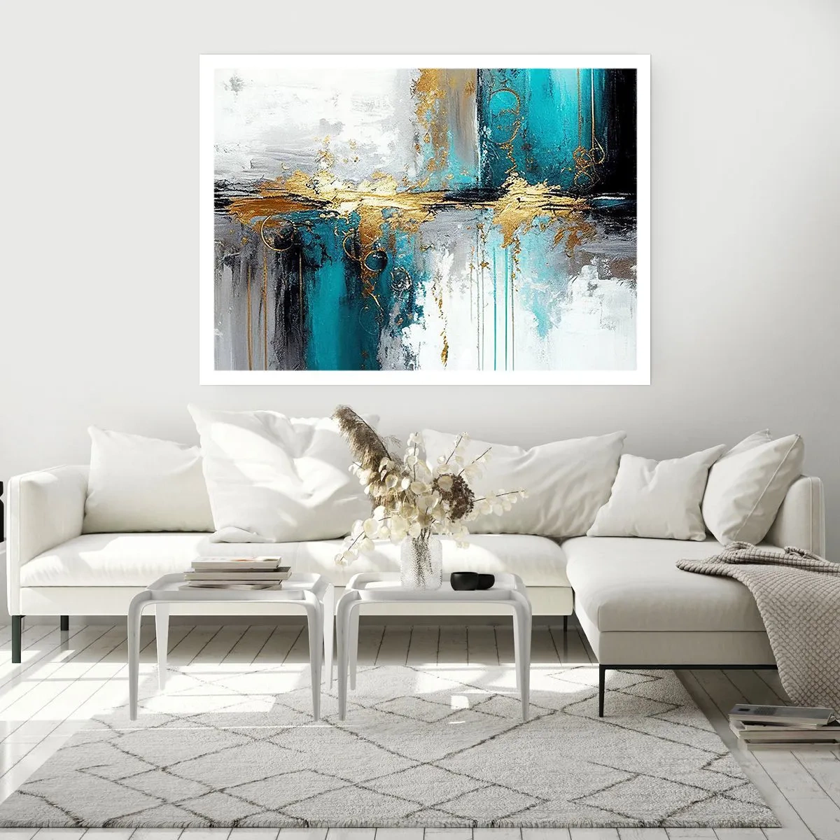 Poster - Alles vloeit - 100x70 cm