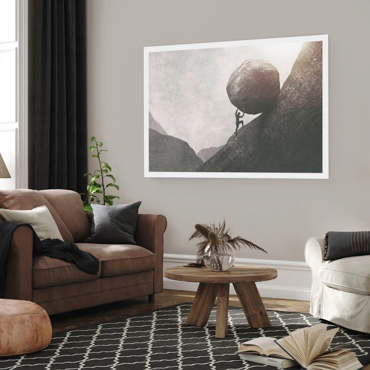 Poster - Ik geloof tegen alle hoop in - 40x30 cm