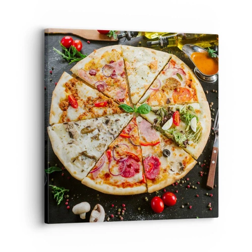 Schilderen op canvas - Een scala aan smaken - 30x30 cm