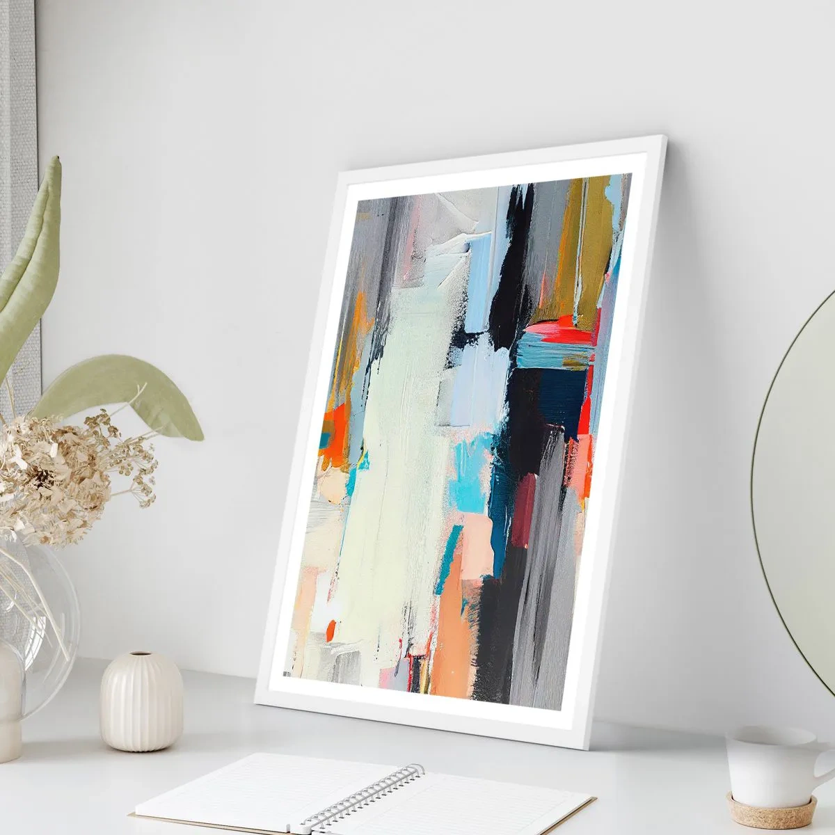 Poster in een witte lijst - Is er een methode? - 61x91 cm
