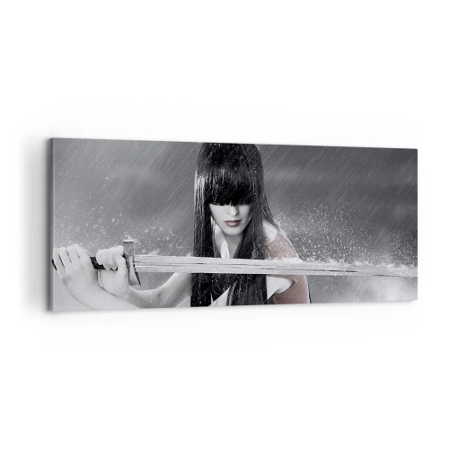 Schilderen op canvas - Mooi en gevaarlijk - 100x40 cm