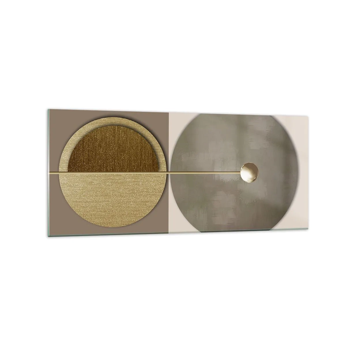 Schilderen op glas - Perfecte balans - 120x50 cm