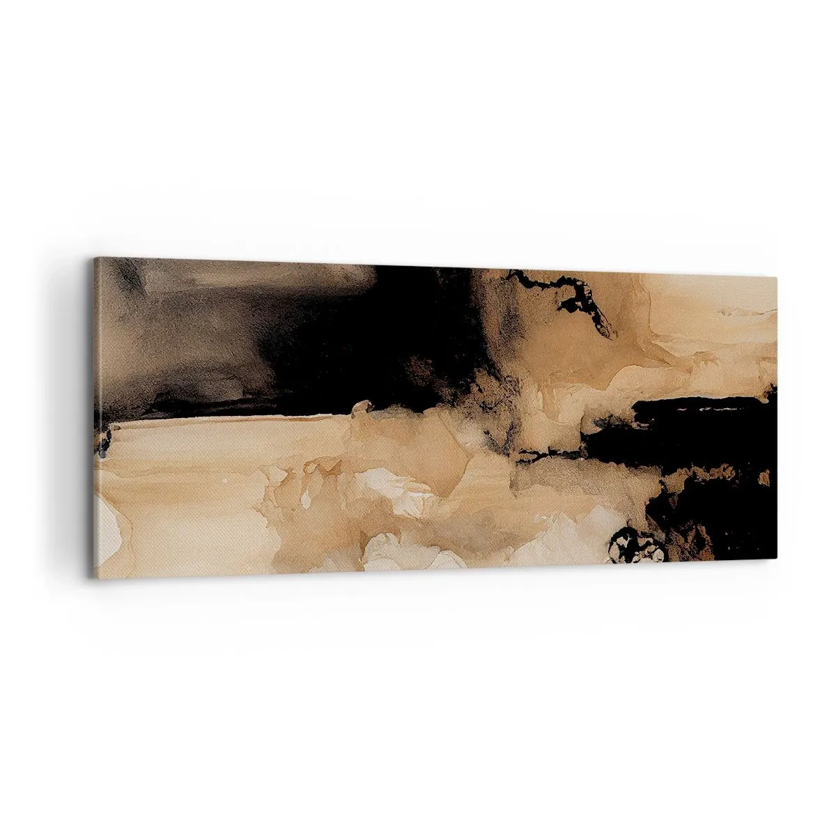 Schilderen op canvas - Intrigerende abstractie - 100x40 cm