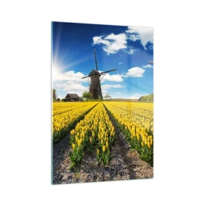 Schilderen op glas - Hollandser kan het niet - 50x70 cm