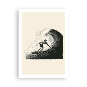 Poster - Koning van de golf - 50x70 cm