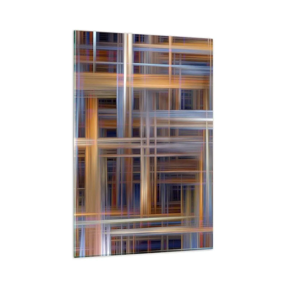 Schilderen op glas - Geweven van licht - 80x120 cm