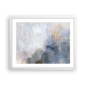 Poster in een witte lijst - Kleurtonen en akkoorden - 50x40 cm