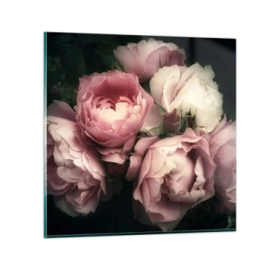 Schilderen op glas - De charme van belle epoque - 60x60 cm