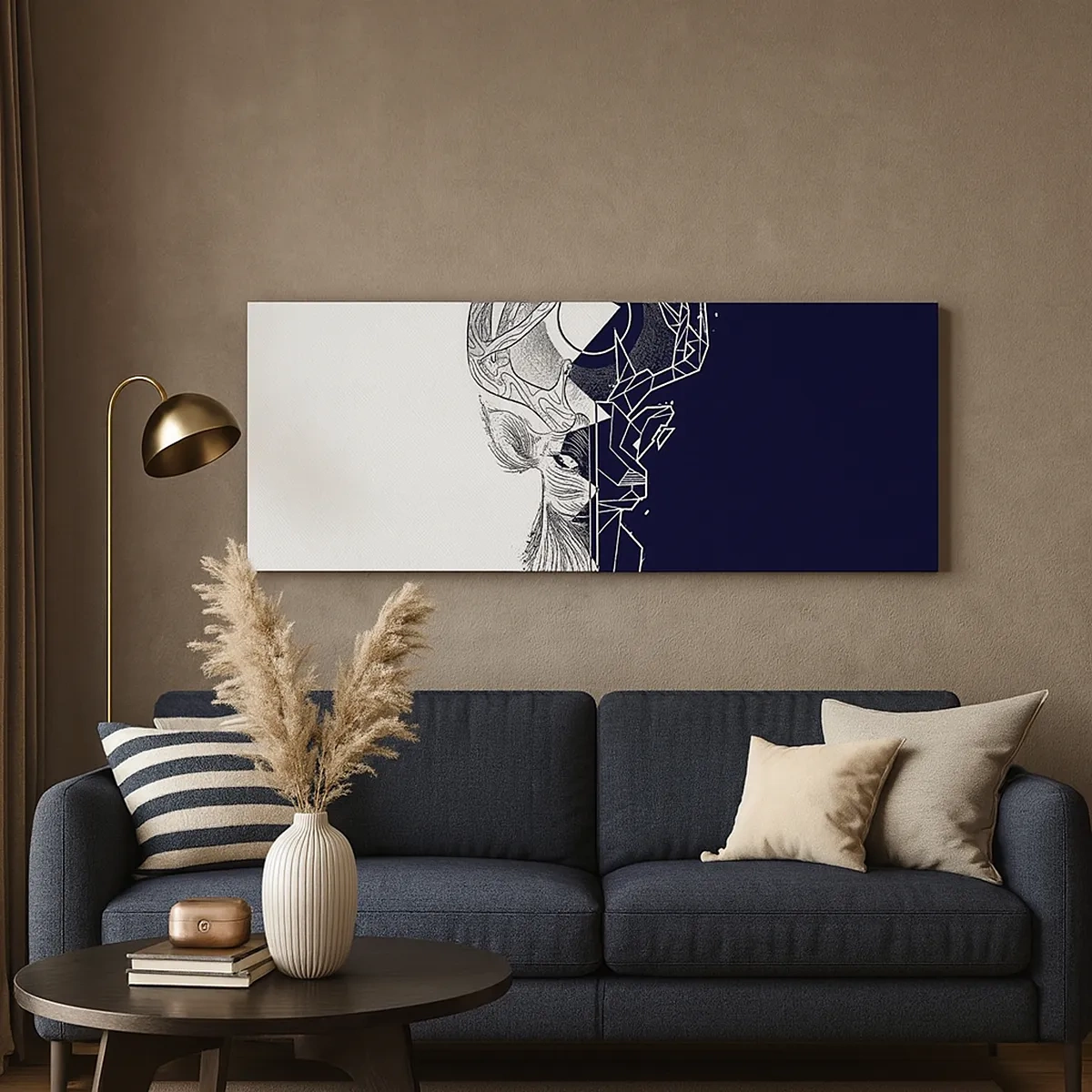 Schilderen op canvas - De strijd en de eenheid van tegenstellingen - 30x30 cm