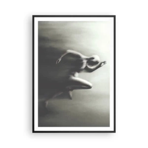 Poster in een zwarte lijst - Niet te stopen - 70x100 cm