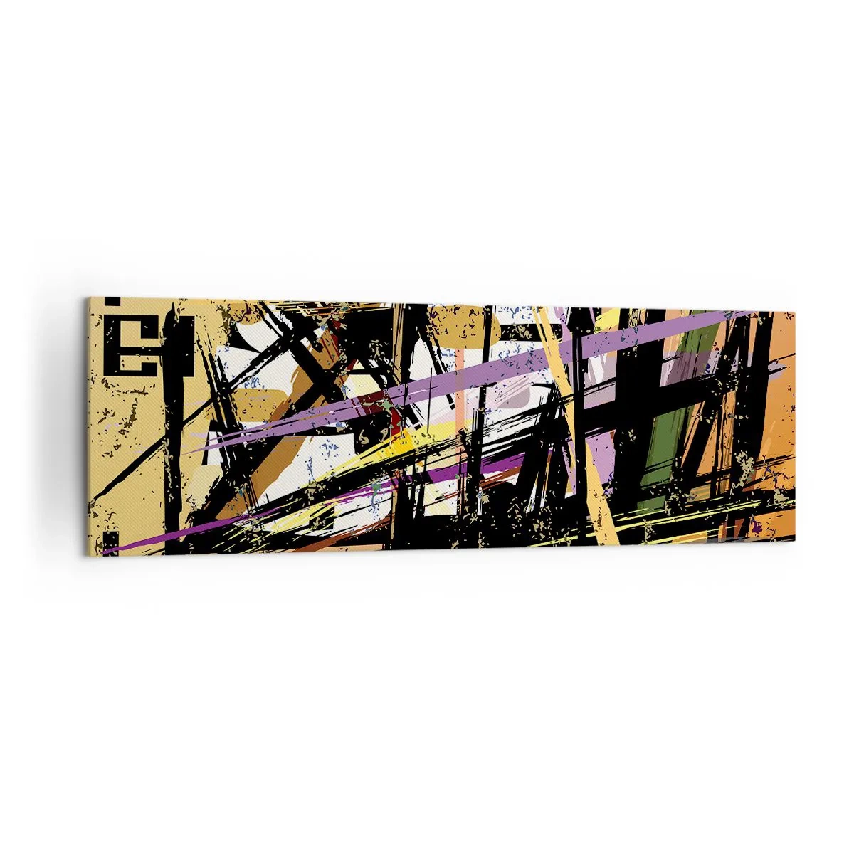 Schilderen op canvas - Een scherp snijden - 160x50 cm