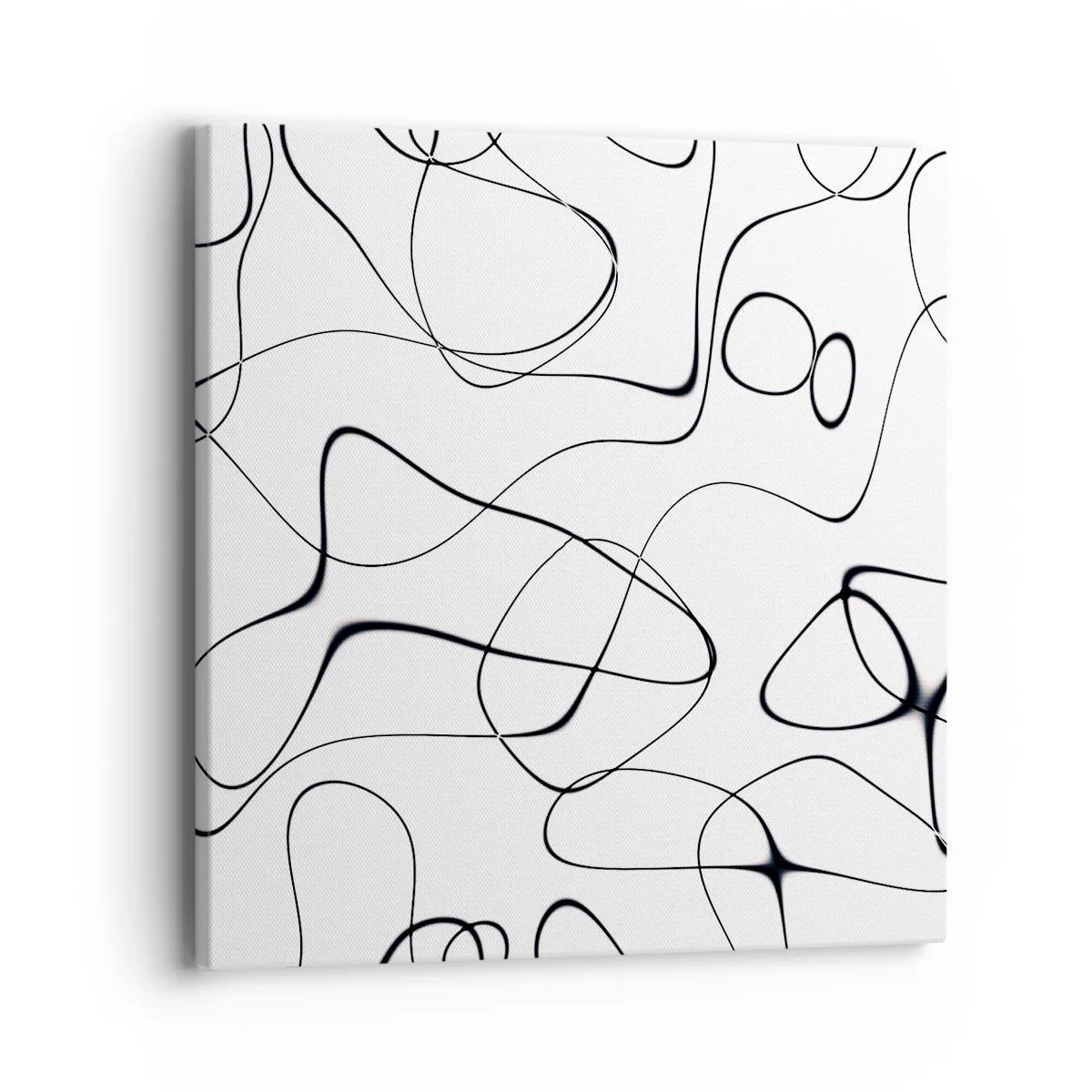 Schilderen op canvas - Levenspaden, wisselvalligheden - 40x40 cm