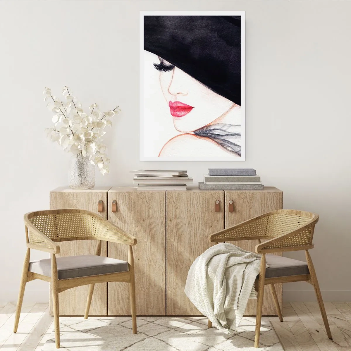 Poster - Elegantie en sensualiteit - 40x50 cm