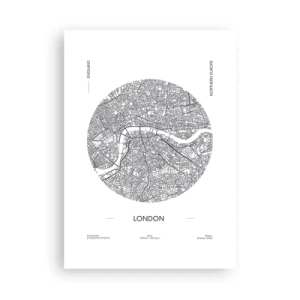 Poster - Anatomie van Londen  - 50x70 cm