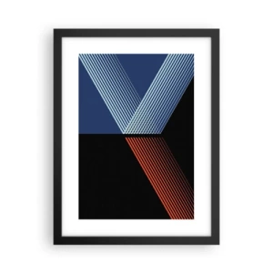 Poster in een zwarte lijst - Een eenvoudig verhaal - 30x40 cm