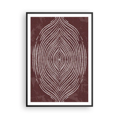 Poster in een zwarte lijst - De ruimte spreekt - 70x100 cm