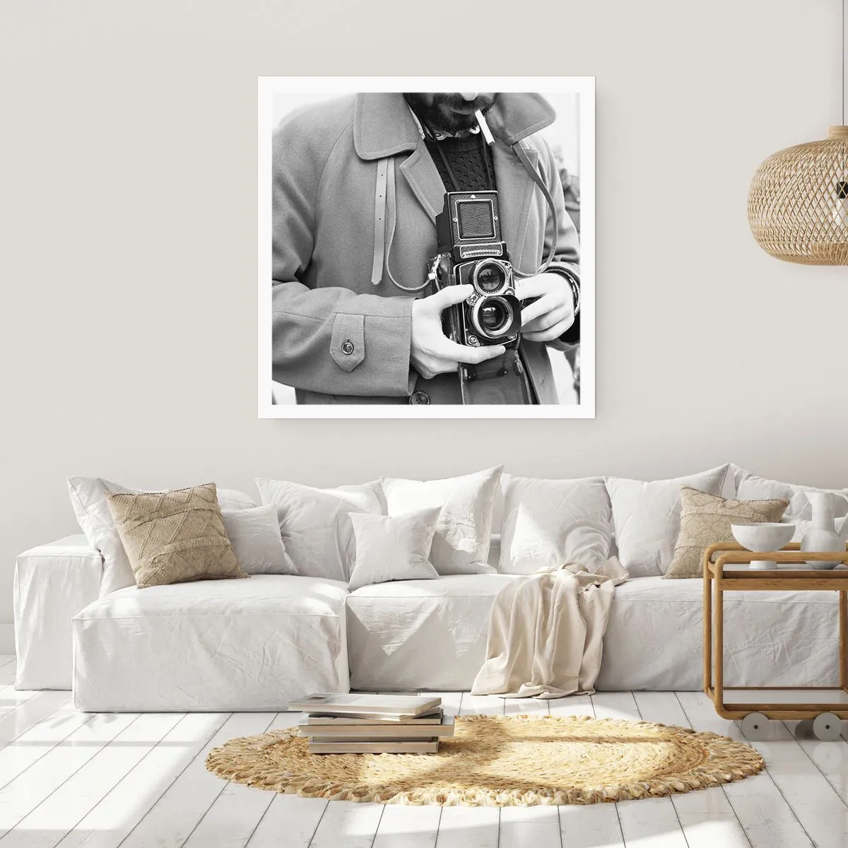 Poster - Retro stijl - 60x60 cm