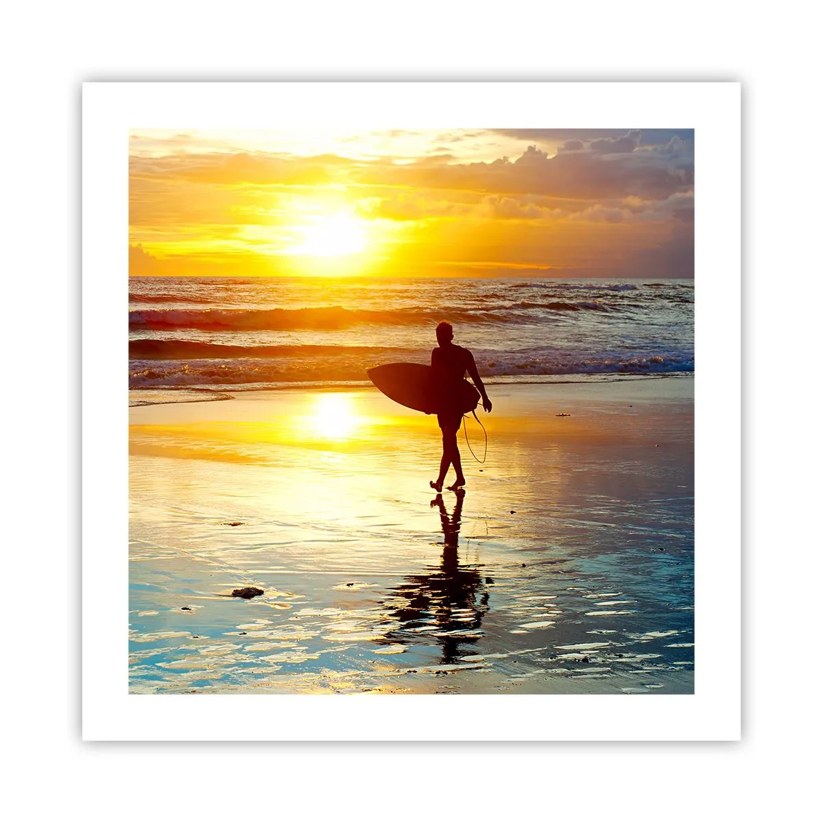 Poster - De terugkeer van de krijger - 50x50 cm