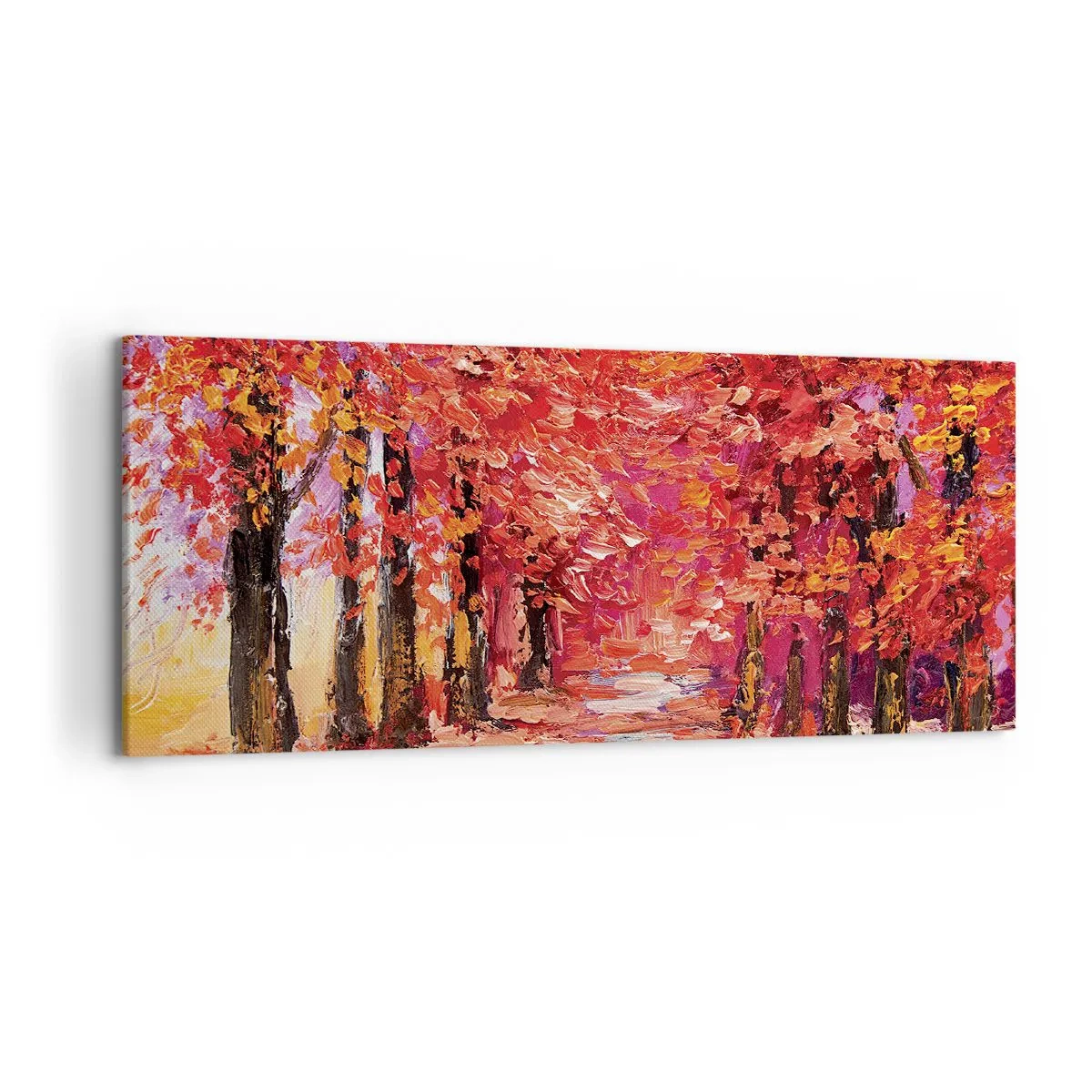 Schilderen op canvas - Herfst impressie - 120x50 cm