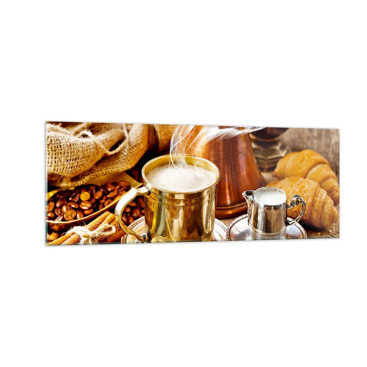 Schilderen op glas - Prettige dag! - 140x50 cm