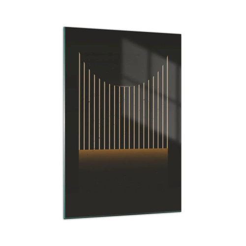 Schilderen op glas - Verken de duisternis - 70x100 cm