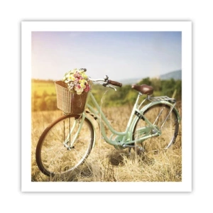 Poster - Ik blijf hier nog even - 60x60 cm