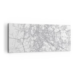 Schilderen op canvas - Romeinse cirkel - 100x40 cm