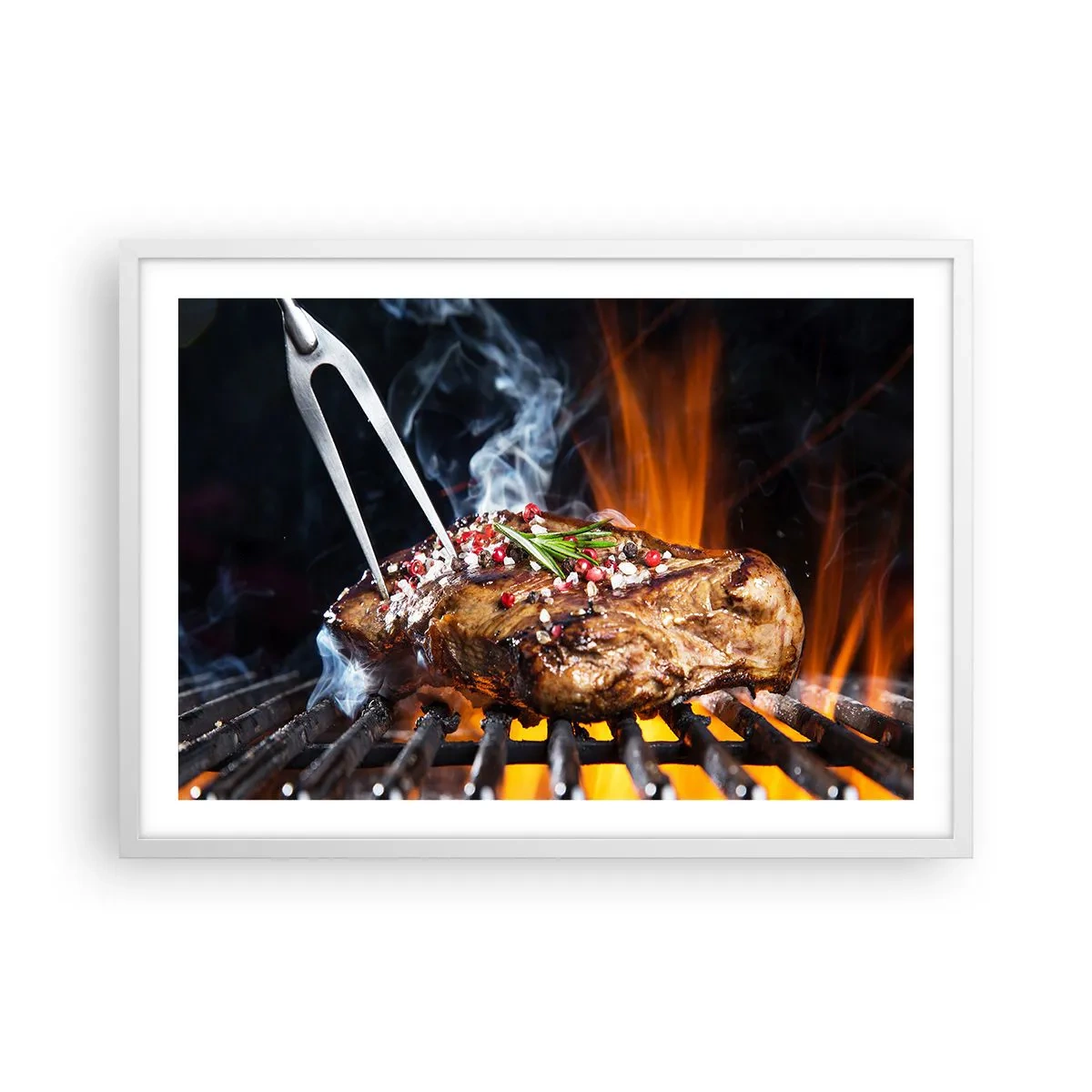 Poster in een witte lijst - Sappig en geurig - 70x50 cm