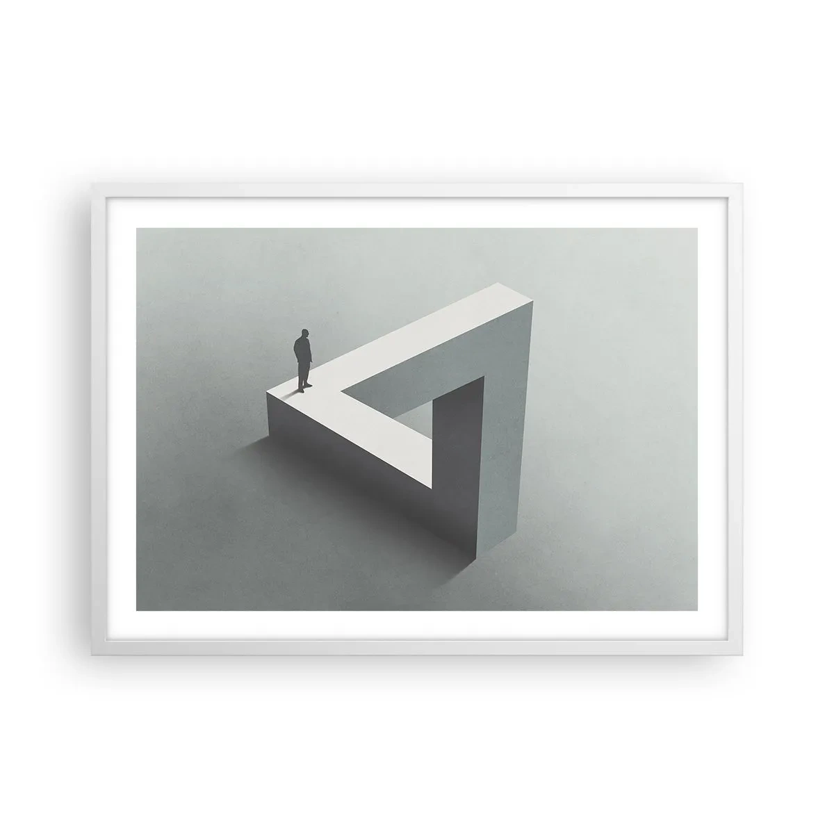 Poster in een witte lijst - Maar het is toch mogelijk - 70x50 cm