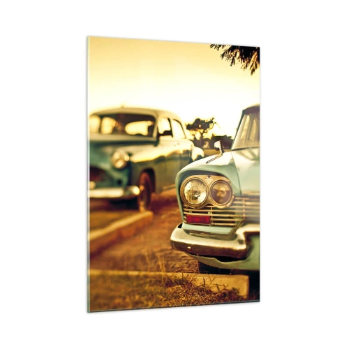 Schilderen op glas - Maar afwachten - 50x70 cm