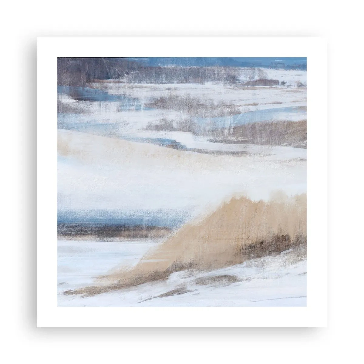 Poster - Winterse compositie - 50x50 cm