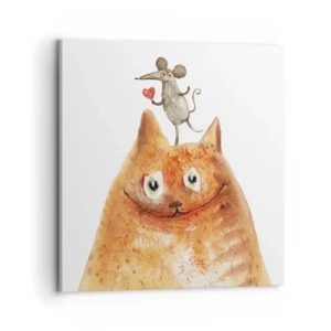 Schilderen op canvas - De paradoxen van de liefde - 70x70 cm