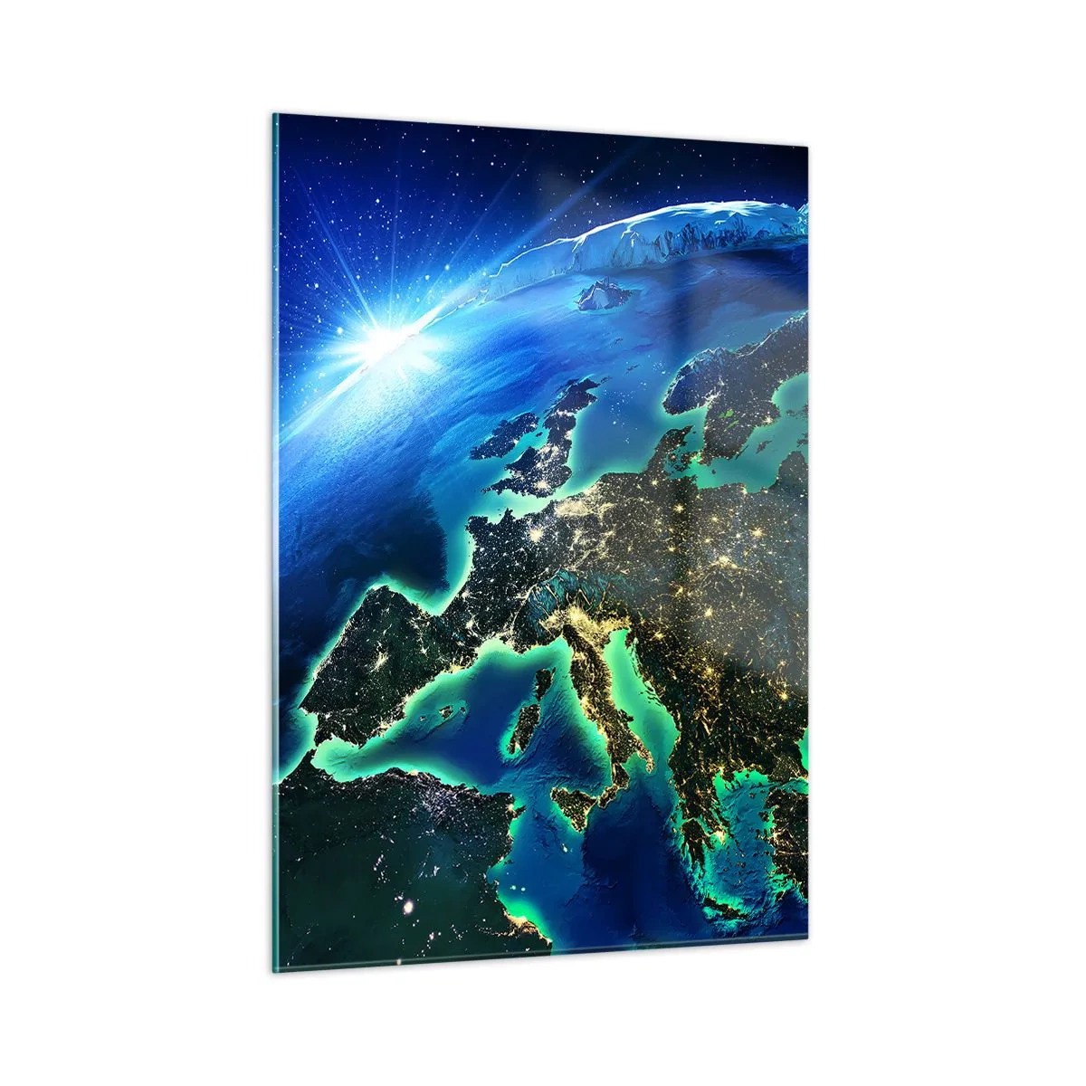 Schilderen op glas - Sprankelend Europa - 50x70 cm