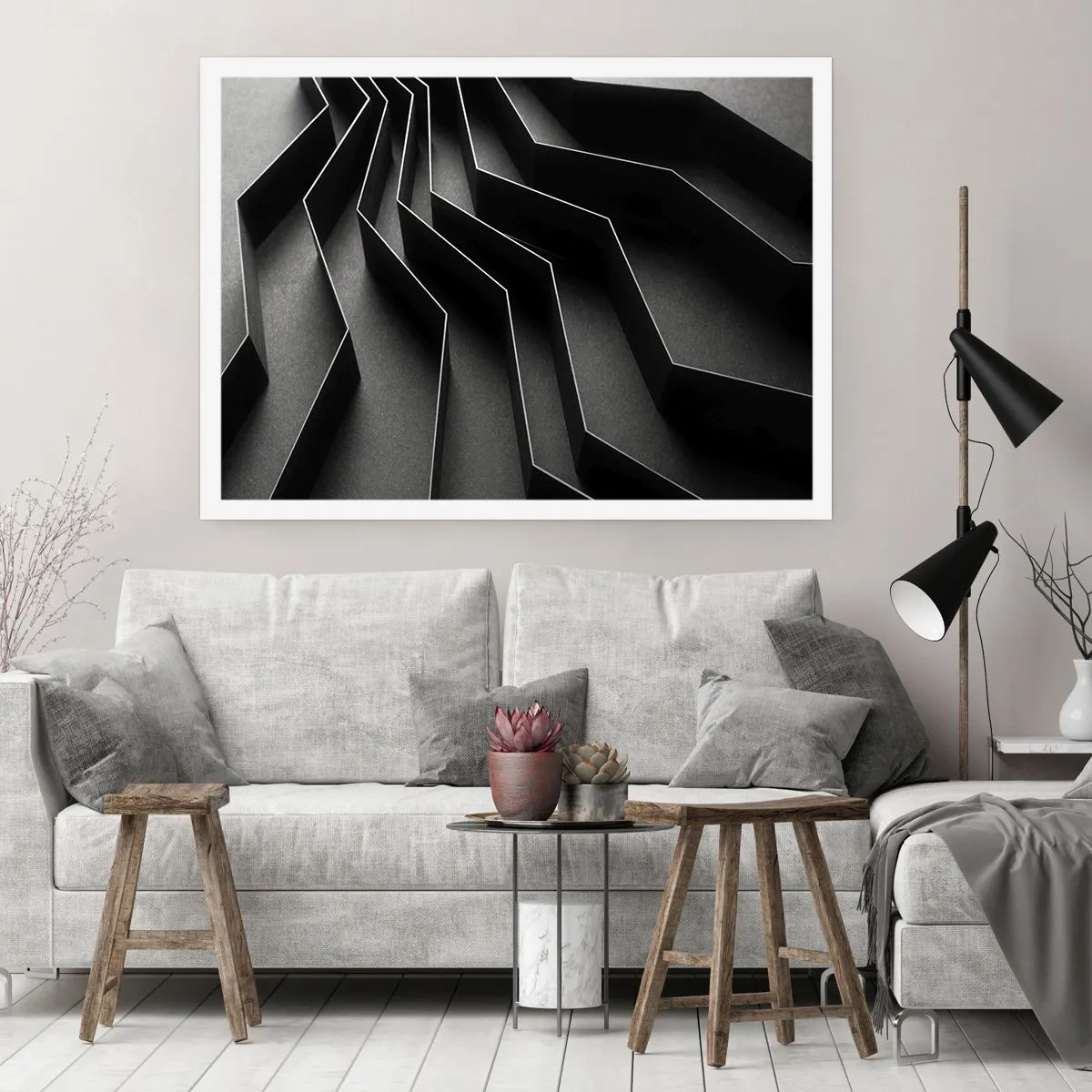 Poster - Ruimtelijke orde - 91x61 cm