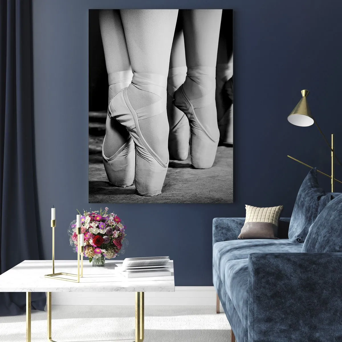 Schilderen op glas - Samen, lichtjes - 50x70 cm