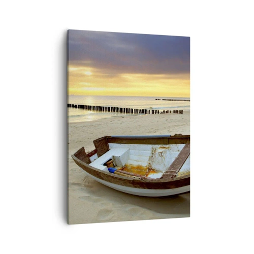 Schilderen op canvas - Er zijn geen mooiere stranden meer - 50x70 cm