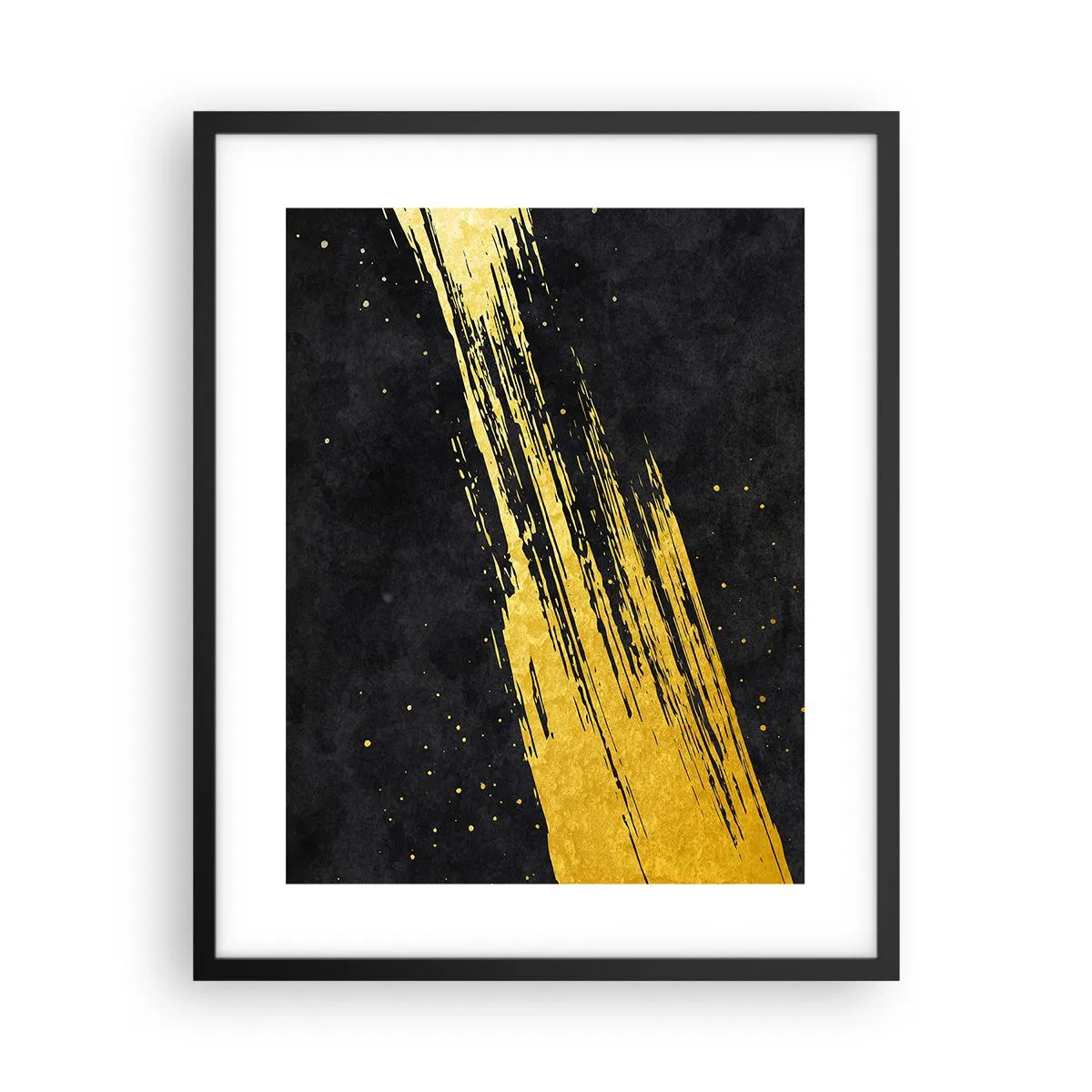 Poster in een zwarte lijst - Spring in hyperruimte - 40x50 cm