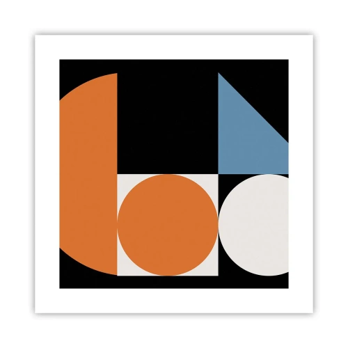 Poster - Dacht lay-out - 40x40 cm