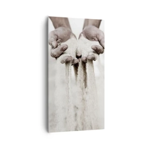 Schilderen op canvas - Met deze handen… - 55x100 cm