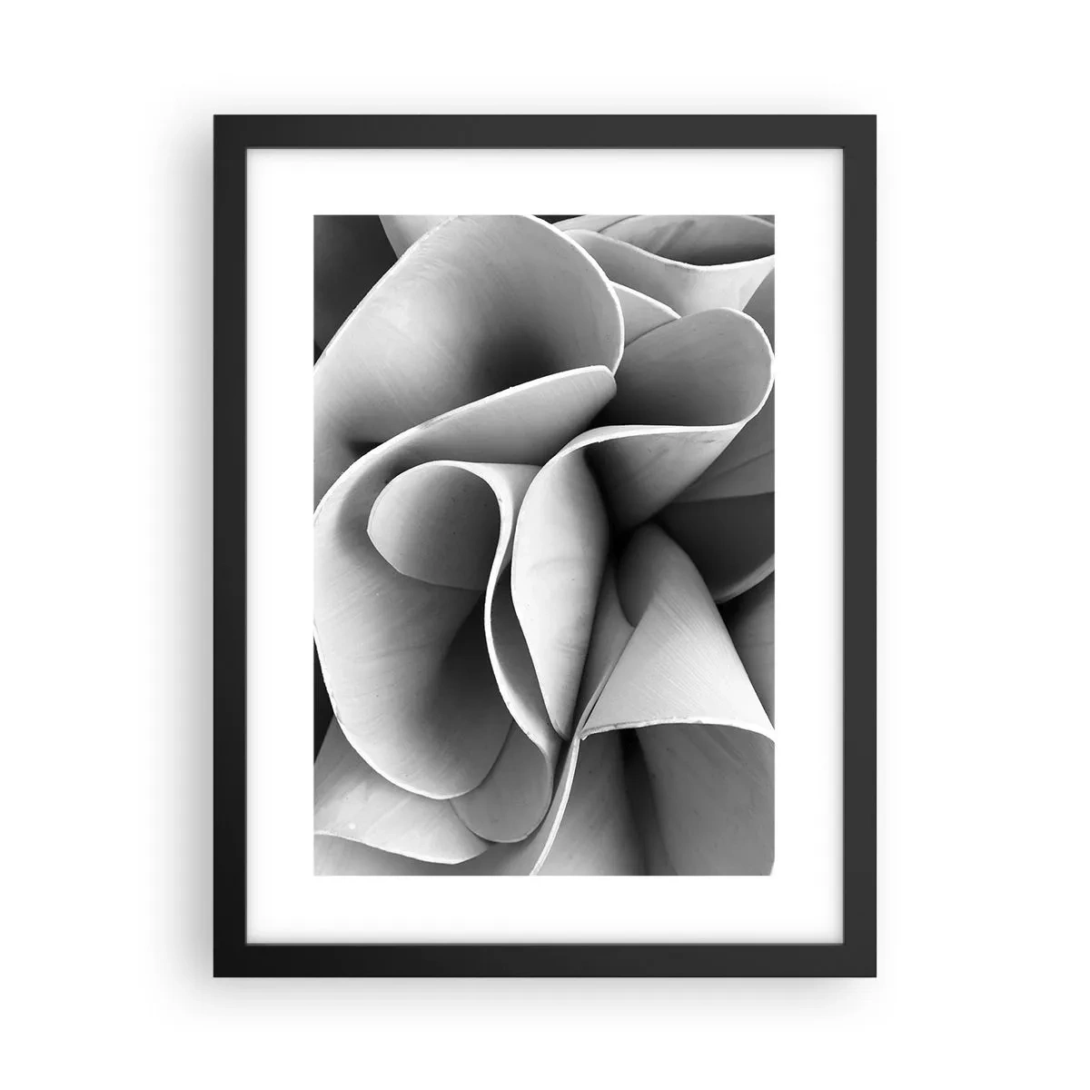 Poster in een zwarte lijst - Het gebeurt in de ruimte - 30x40 cm