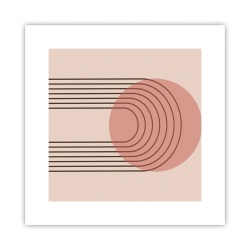 Poster - Onweerstaanbare aantrekkingskracht - 30x30 cm