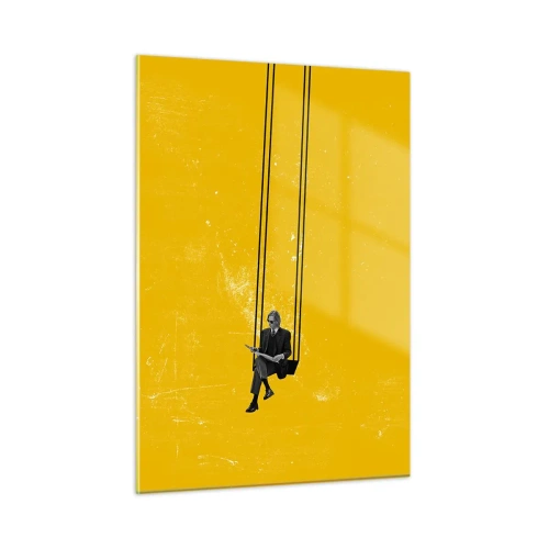 Schilderen op glas - Dag als iedere dag - 50x70 cm