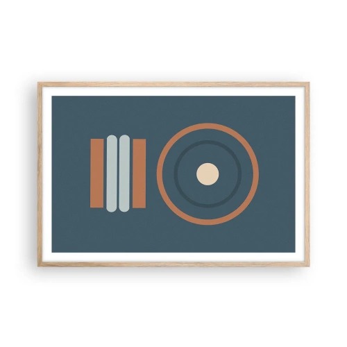 Een poster in een licht eiken lijst - De essentie van dingen - 91x61 cm