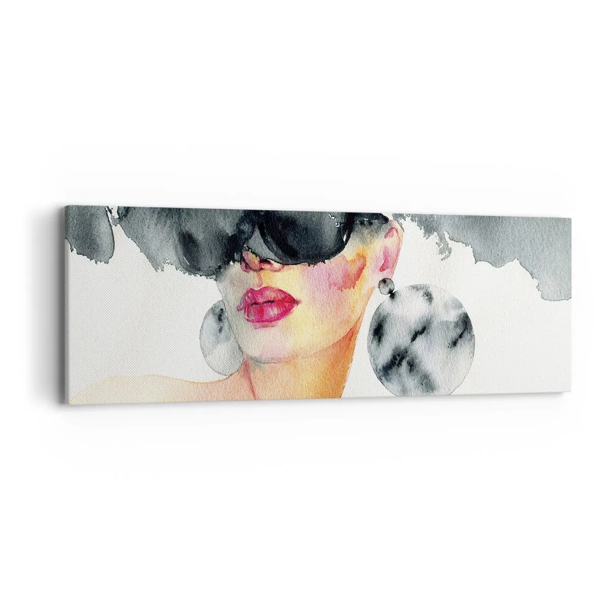 Schilderen op canvas - Het geheim van elegantie - 90x30 cm