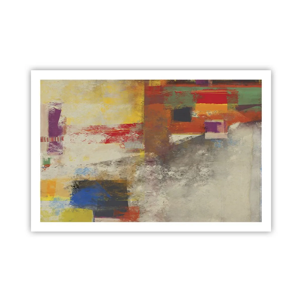 Poster - Kleur geometrie - 91x61 cm
